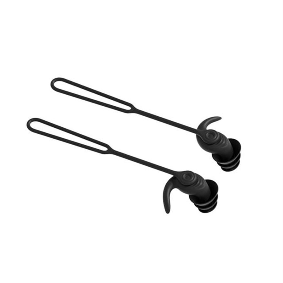 Corded silicone swimming ear plugs